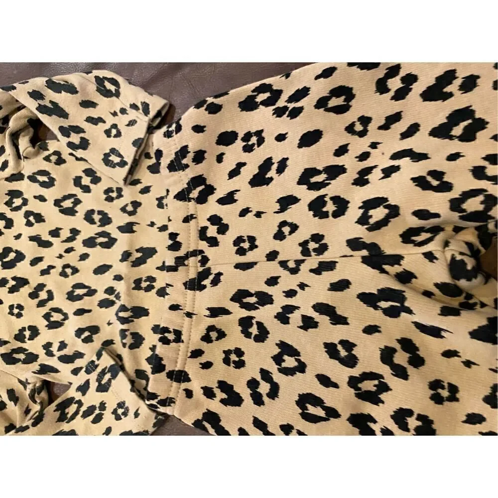 ✅Carter’s matching cheetah print outfit
